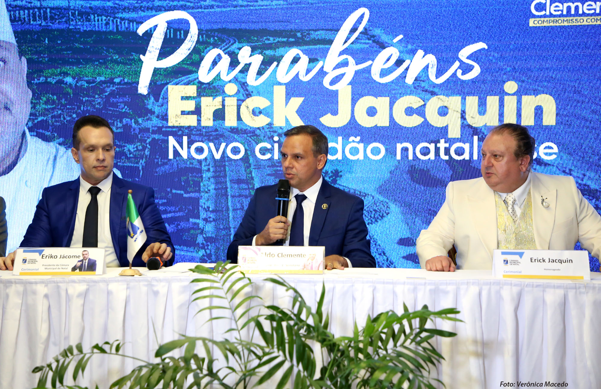 Câmara entrega Título de Cidadão Natalense a Erick Jacquin nesta quinta -  Blog do BG